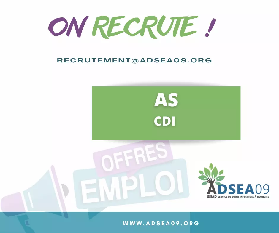 SSIAD on recrute!